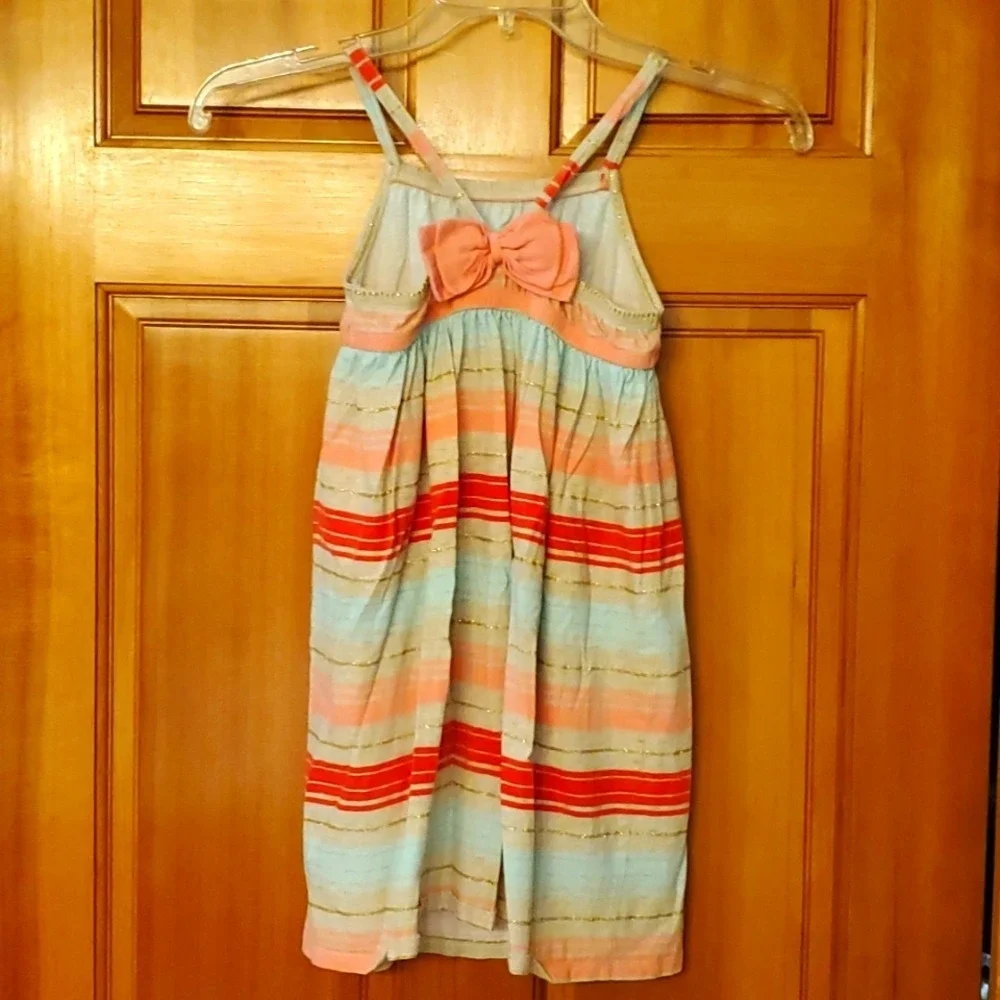 Crazy 8 Girls Summer Sleeveless Striped Dress Size‎ 5
